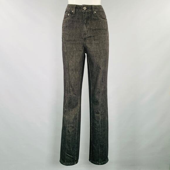 SELF-PORTRAIT Size 26 Black Cotton Five Pockets Jeans - Picture 1 of 6